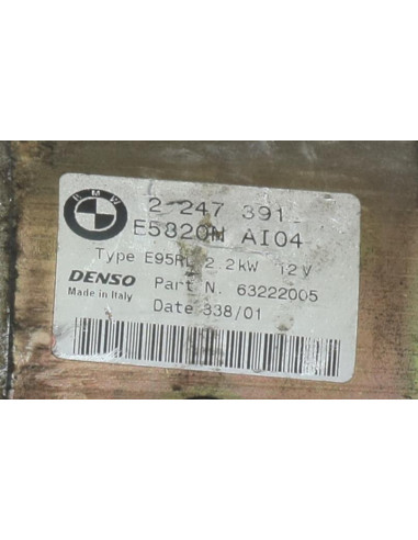 Demarreur BMW SERIE 3 E46 PHASE 2 Diesel