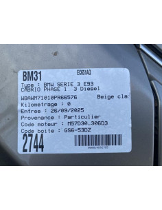 Support moteur droit BMW SERIE 3 E93 CABRIO PHASE 1 Diesel 2