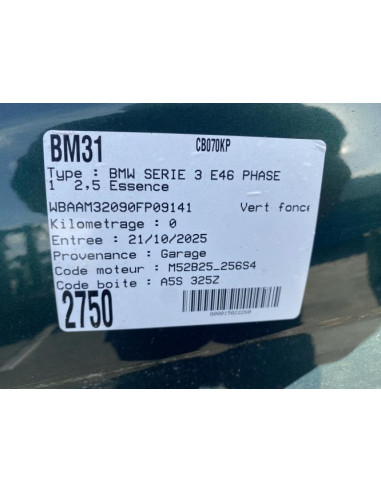 Volant BMW SERIE 3 E46 PHASE 1 Essence