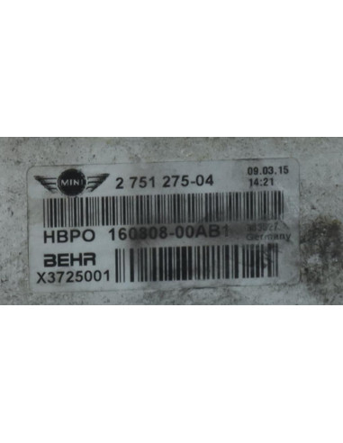 Radiateur eau MINI MINI 2 R60 COUNTRYMAN BREAK Diesel