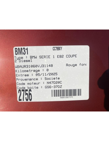 Compresseur clim BMW SERIE 1 E82 COUPE Diesel