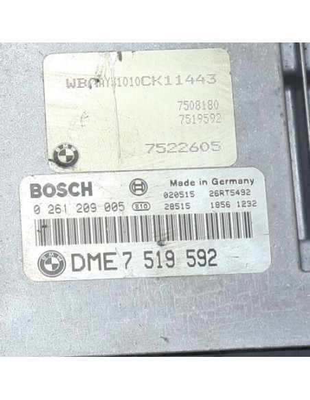 Calculateur moteur BMW SERIE 3 E46 PHASE 2 Essence