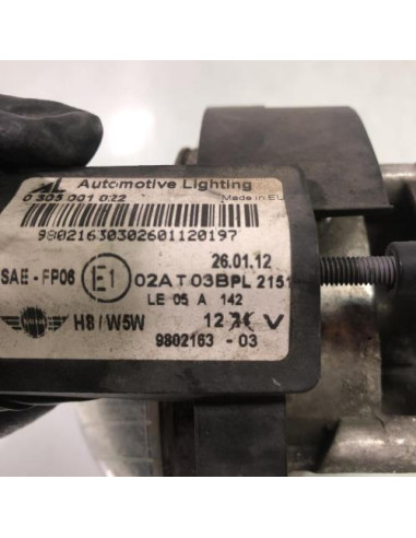 Anti brouillard droit (feux) MINI MINI 1 R50/R53 PHASE 2 Essence