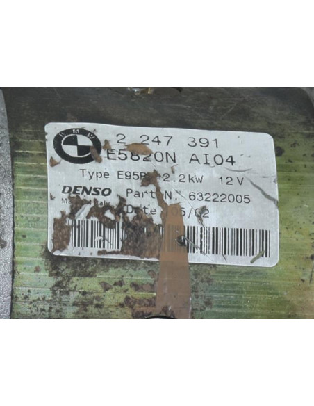 Demarreur BMW SERIE 3 E46 PHASE 2 Diesel