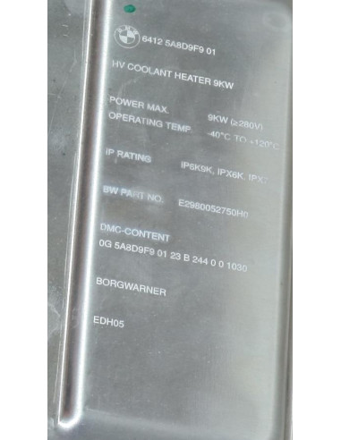 Chauffage auxiliaire BMW X1 U11 