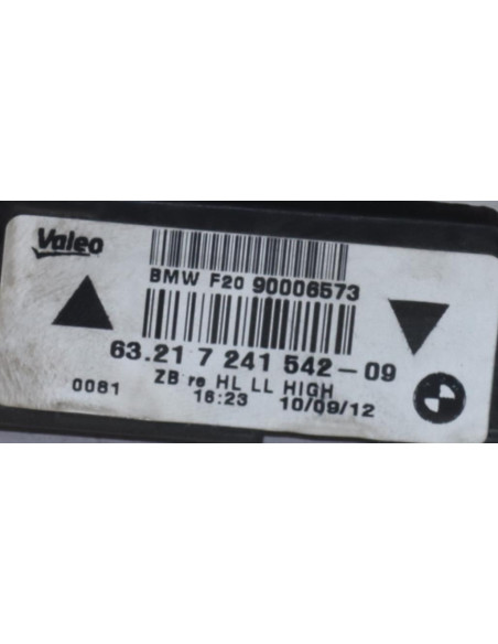 Feu arriere principal droit (feux) BMW SERIE 1 F20 PHASE 1 