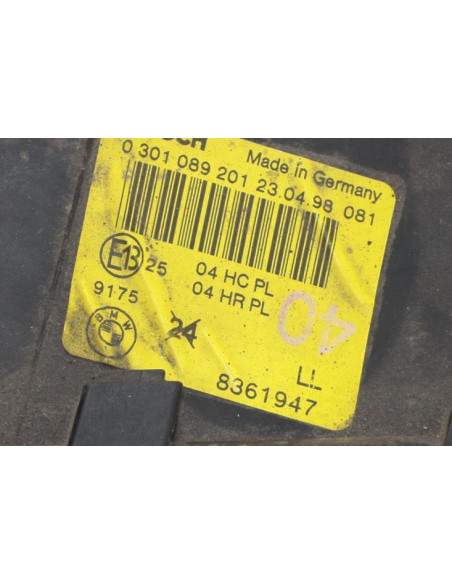 Optique avant principal gauche (feux)(phare) BMW SERIE 3 E46 PHASE 2 