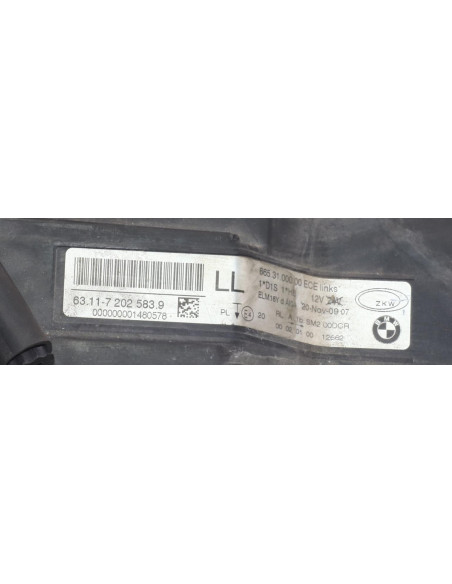 Optique avant principal gauche (feux)(phare) BMW SERIE 3 E90 PHASE 2 