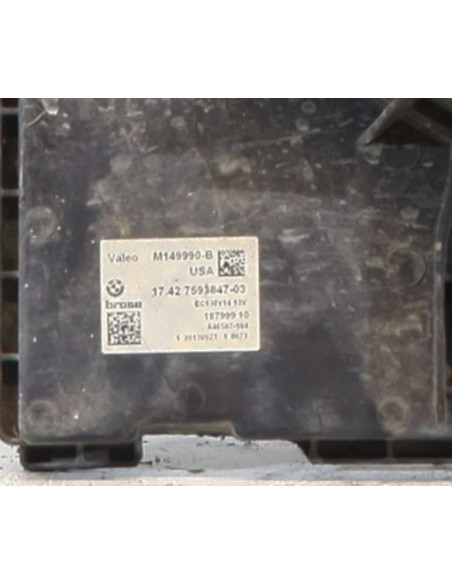 Moto ventilateur radiateur BMW X3 F25 PHASE 1 Diesel