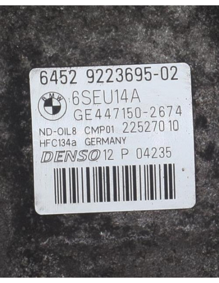 Compresseur clim BMW SERIE 1 F20 PHASE 1 Diesel