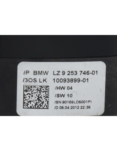 Com (Bloc Contacteur Tournant+Commodo Essuie Glace+Commodo Phare) BMW SERIE 3 F30 PHASE 1 Diesel