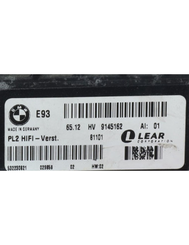 Amplificateur audio BMW SERIE 3 E93 CABRIO PHASE 1 Diesel