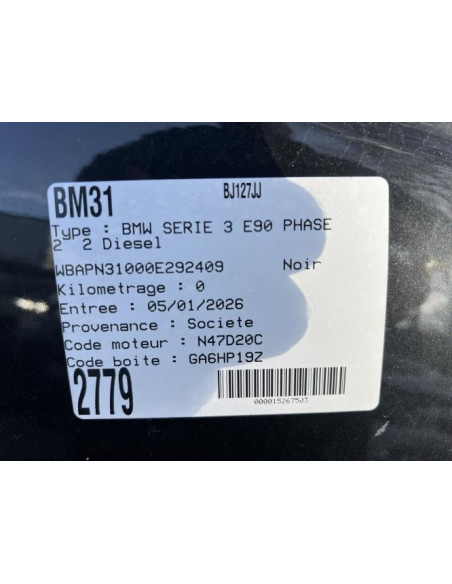 Debitmetre BMW SERIE 3 E90 PHASE 2 Diesel