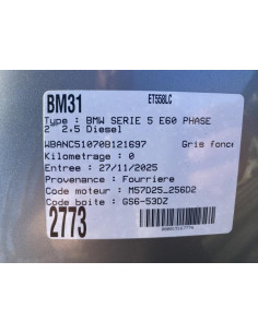 Pont (propulsion) BMW SERIE 5 E60 PHASE 1  2