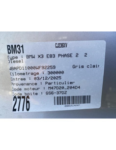 Moteur BMW X3 E83 PHASE 2 Diesel 2