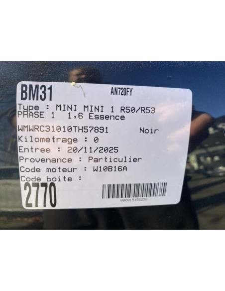 Tuyau de climatisation MINI MINI 1 R50/R53 PHASE 1 Essence