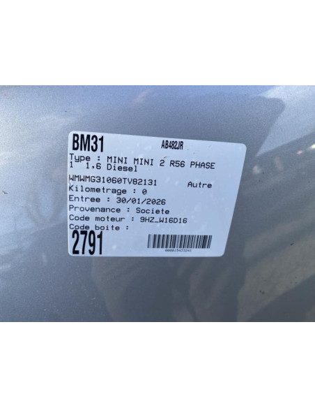 Bas de caisse droit MINI MINI 2 R56 PHASE 1 Diesel