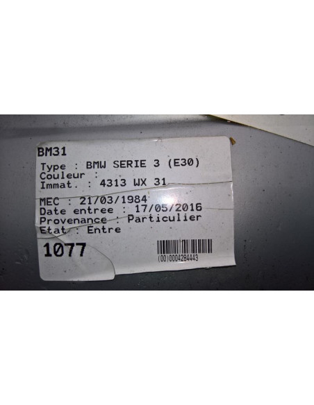 Relais electrique BMW SERIE 3 E30 Essence