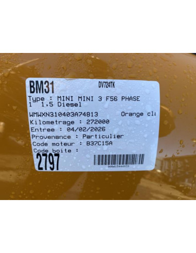 Bas de caisse droit MINI MINI 3 F56 PHASE 1 Diesel