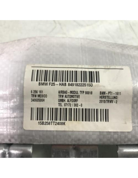 Air bag rideau gauche BMW X3 F25 PHASE 2 Diesel