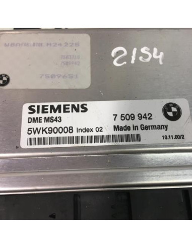 Calculateur moteur BMW X5 E53 Essence