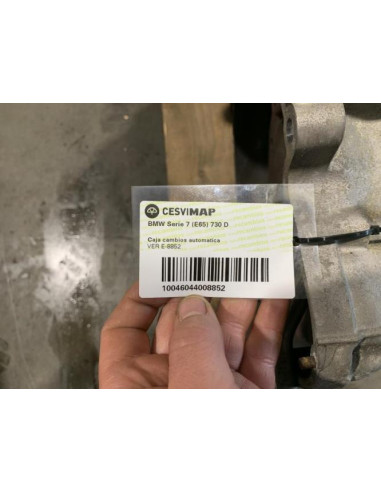 Boite de vitesses BMW SERIE 7 E65 PHASE 1 