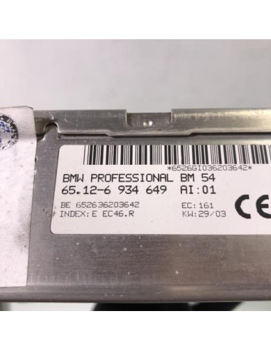 Autoradio d'origine BMW SERIE 3 E46 PHASE 2 Diesel