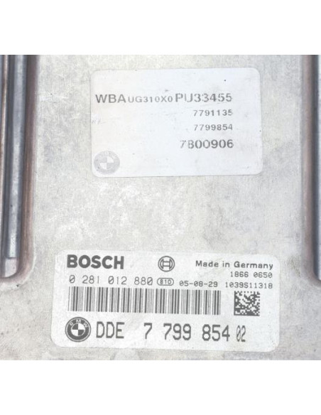 Calculateur moteur BMW SERIE 1 E87 PHASE 1 Diesel