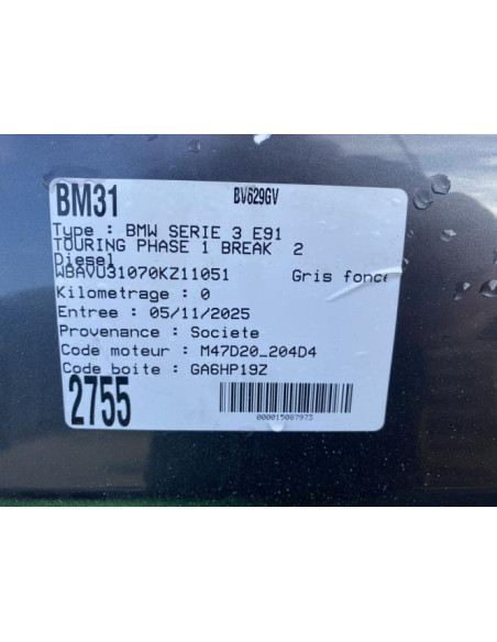 Support de phare droit (tôle) BMW SERIE 3 E91 TOURING PHASE 1 BREAK Diesel