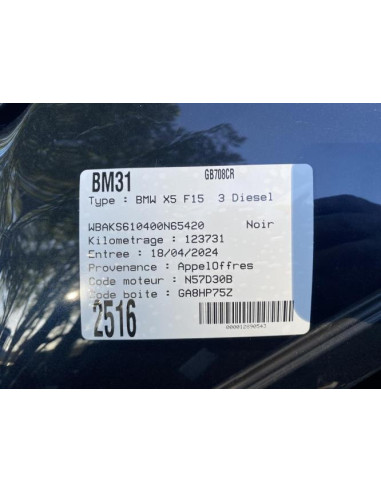 Capteur BMW X5 F15 Diesel