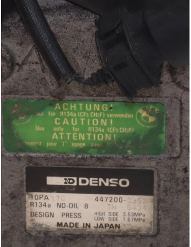Compresseur clim BMW SERIE 5 E34 Diesel