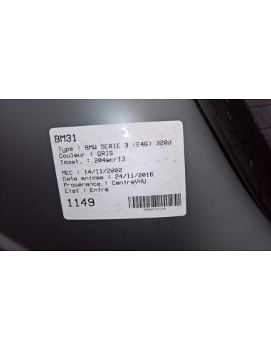 Durite BMW SERIE 3 E46 PHASE 2 Diesel