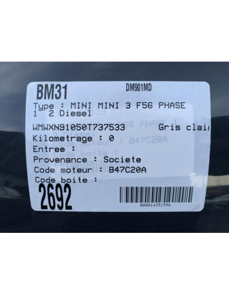 Cremaillere assistee MINI MINI 3 F56 PHASE 1 Diesel