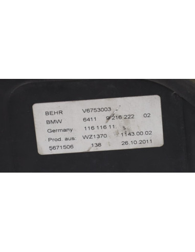 Boite a air BMW SERIE 5 F11 TOURING PHASE 1 BREAK Diesel