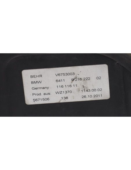 Boite a air BMW SERIE 5 F11 TOURING PHASE 1 BREAK Diesel