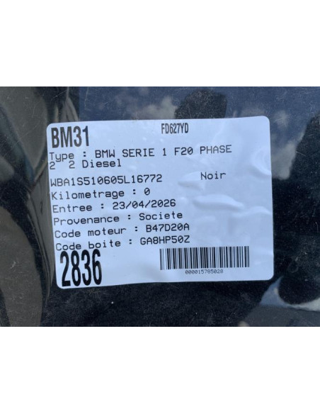 Com (Bloc Contacteur Tournant+Commodo Essuie Glace+Commodo Phare) BMW SERIE 1 F20 PHASE 2 Diesel