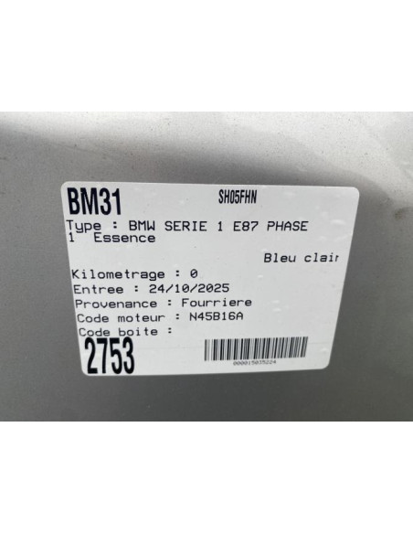 Moto ventilateur radiateur BMW SERIE 1 E87 PHASE 1 Essence