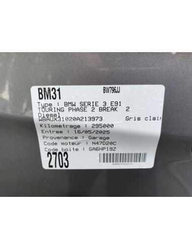 Fusee avant gauche BMW SERIE 3 E91 TOURING PHASE 2 BREAK Diesel