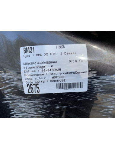 Injecteurs BMW X5 F15 Diesel