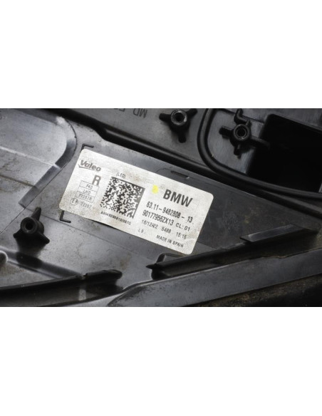 Optique avant principal droit (feux)(phare) BMW SERIE 1 F40 