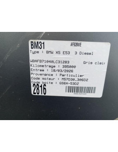 Berceau arriere BMW X5 E53 Diesel