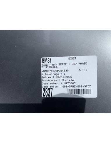 Boitier air bag BMW SERIE 1 E87 PHASE 2 Diesel