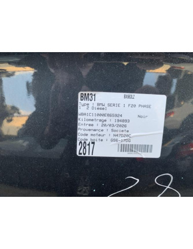 Colonne de direction BMW SERIE 1 F20 PHASE 1 Diesel