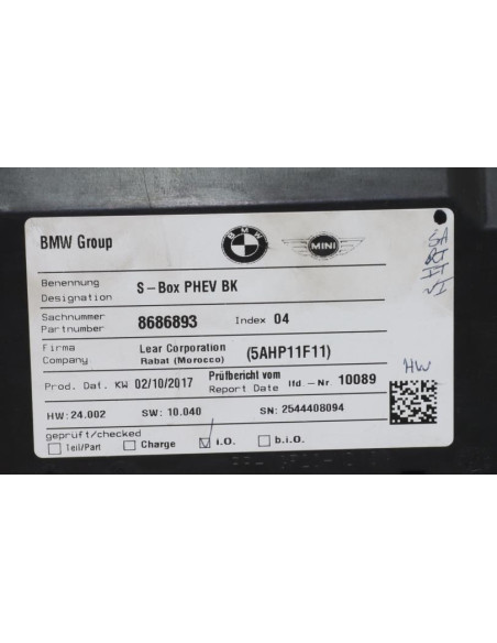 Batterie BMW SERIE 2 F45 ACTIVE TOURER PHASE 1 