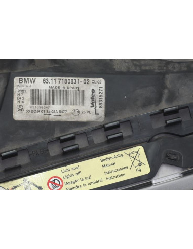 Optique avant principal gauche (feux)(phare) BMW SERIE 1 E87 PHASE 2 Diesel