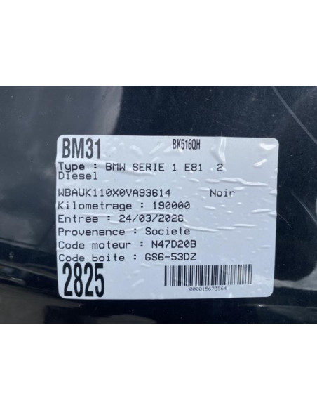 Bouton de demarrage BMW SERIE 1 E81 Diesel