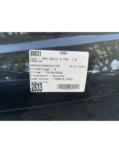 Eclairage de plaque BMW SERIE 3 E36 Essence