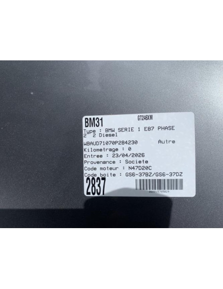 Bouton de demarrage BMW SERIE 1 E87 PHASE 2 Diesel