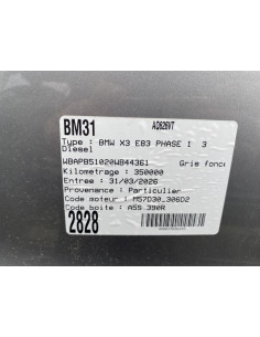 Compteur BMW X3 E83 PHASE 1 Diesel