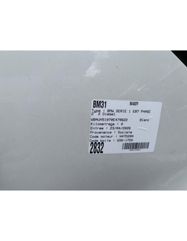 Volant BMW SERIE 1 E87 PHASE 2 Diesel